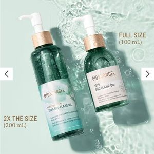 New Biossance limited edition double size squalane oil